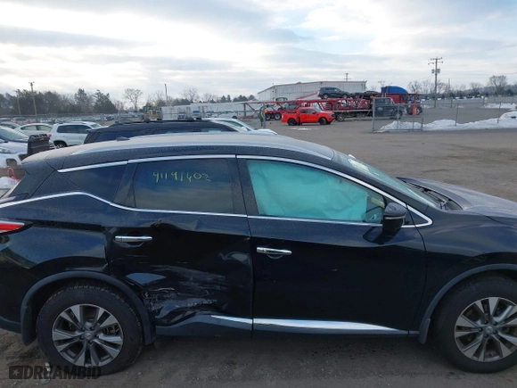 2015 Nissan Murano S with VIN 5N1AZ2MHXFN219500, listed as a IAAI auction lot 41191602 with 169,271 mi miles. Bid and sale history available at carsss.com. Image 13.