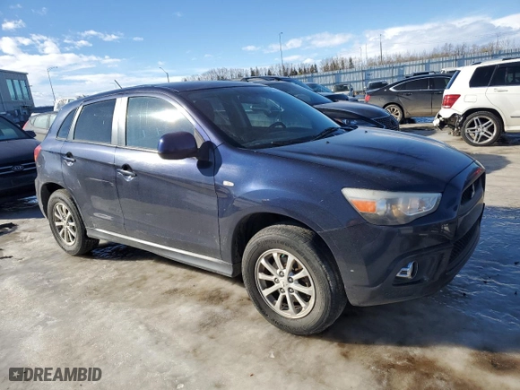 2012 Mitsubishi RVR SE with VIN JA4AJ3AU7CZ601159, listed as a Copart auction lot 41888145 with 196482 miles and Salvage Title. Bid and sale history available at carsss.com. Image 4.
