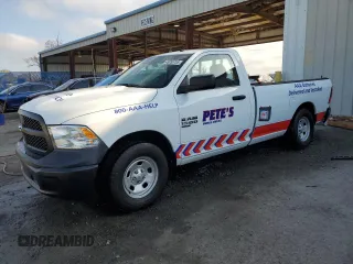 2023 Ram 1500 Tradesman z VIN 3C6JR6DG4PG594500, wystawiony jako Copart lot #45055755 z przebiegiem 18 299 mil mil oraz Nie do naprawy • Non repairable. Historia ofert i sprzedaży dostępna na DreamBid. Obrazek 1.