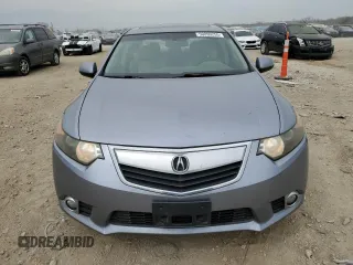 2012 Acura TSX Tech Pkg with VIN JH4CU2F62CC028957, listed as a Copart auction lot 50099255 with 129,410 mi miles and Salvage Title. Bid and sale history available at carsss.com. Image 5.