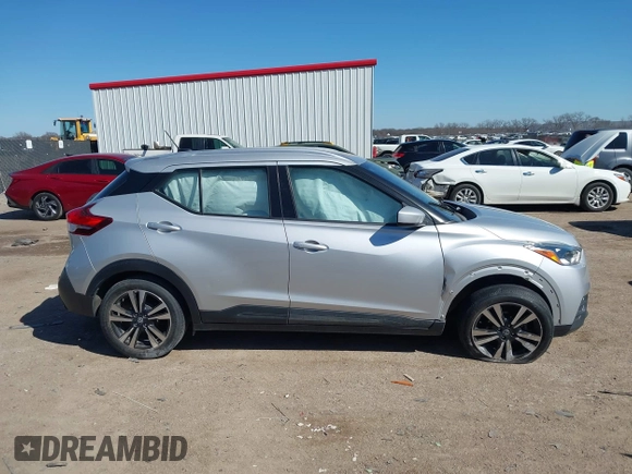 2020 Nissan Kicks SV with VIN 3N1CP5CV4LL496721, listed as a IAAI auction lot 41700838 with 95,874 mi miles. Bid and sale history available at carsss.com. Image 13.