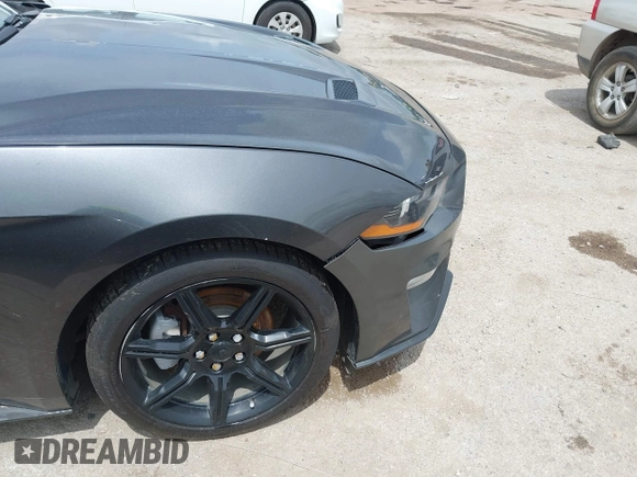 2019 Ford Mustang EcoBoost with VIN 1FA6P8TH6K5106082, listed as a IAAI auction lot 42466881 with 105,323 mi miles and . Bid and sale history available at DreamBid. Image 6.