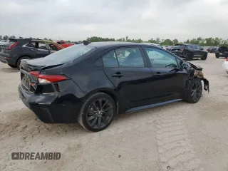 2024 Toyota Corolla XSE with VIN 5YFT4MCEXRP187024, listed as a Copart auction lot 51698325 with 57,561 mi miles and Salvage Title. Bid and sale history available at carsss.com. Image 3.