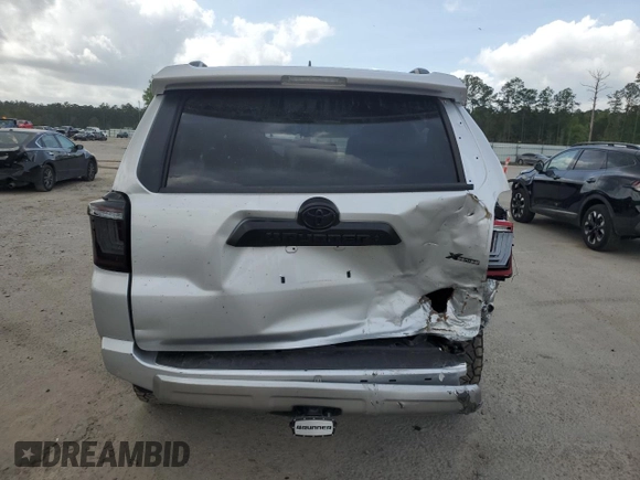 2024 Toyota 4Runner TRD Off Road with VIN JTERU5JR2R6292519, listed as a Copart auction lot 50622265 with 3,365 mi miles and Salvage title. Bid and sale history available at DreamBid. Image 6.