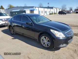 2011 Infiniti G25 x with VIN JN1DV6AR4BM451918, listed as a Copart auction lot 47547585 with 169,902 mi miles and Clean Title. Bid and sale history available at DreamBid. Image 4.