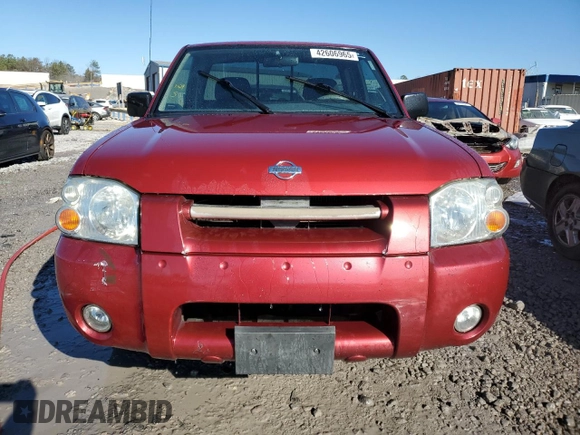 2001 Nissan Frontier XE with VIN 1N6DD26S01C360523, listed as a Copart auction lot 42606965 with 183,859 mi miles and Salvage title. Bid and sale history available at DreamBid. Image 5.