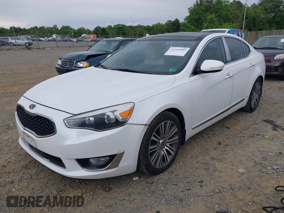 2014 Kia Cadenza Premium with VIN KNALN4D74E5132134, listed as a IAAI auction lot 42245085 with 332,613 mi miles and . Bid and sale history available at DreamBid. Image 2.