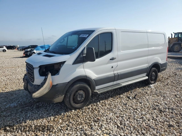2018 Ford Transit with VIN 1FTYR1YM7JKB32779, listed as a Copart auction lot 55868195 with 112,354 mi miles and Salvage title. Bid and sale history available at DreamBid. Image 1.