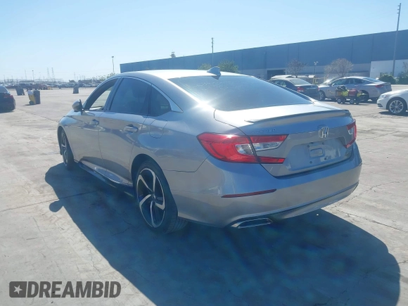 2019 Honda Accord Sedan Sport 1.5T with VIN 1HGCV1F30KA033438, listed as a IAAI auction lot 41758952 with 56,510 mi miles. Bid and sale history available at carsss.com. Image 3.