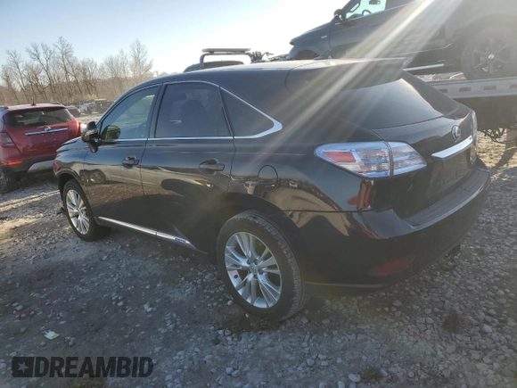 2012 Lexus RX 450h with VIN JTJZB1BAXC2006164, listed as a Copart auction lot 83709374 with 203,867 mi miles and Salvage title. Bid and sale history available at DreamBid. Image 2.