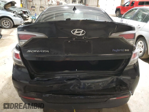 2016 Hyundai Sonata Hybrid SE with VIN KMHE24L11GA036923, listed as a Copart auction lot 40149594 with 125,144 mi miles. Bid and sale history available at carsss.com. Image 6.