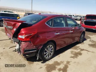 2019 Nissan Sentra S with VIN 3N1AB7AP2KY407784, listed as a Copart auction lot 46526705 with 76,463 mi miles and Salvage title. Bid and sale history available at DreamBid. Image 3.