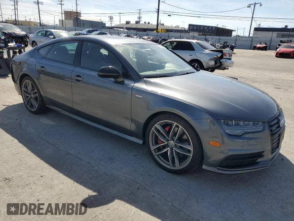 2018 Audi A7 Premium Plus with VIN WAUW3AFC1JN069371, listed as a Copart auction lot 43046864 with 65,617 mi miles. Bid and sale history available at carsss.com. Image 4.