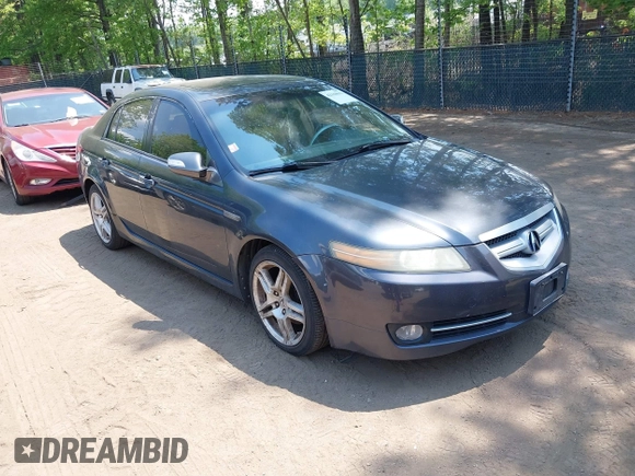 2007 Acura TL with VIN 19UUA66237A030478, listed as a IAAI auction lot 42168613 with 293,702 mi miles. Bid and sale history available at carsss.com. Image 1.