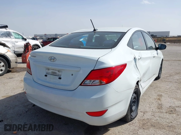 2015 Hyundai Accent GLS with VIN KMHCT4AE3FU892067, listed as a IAAI auction lot 41752679 with 72,415 mi miles and . Bid and sale history available at DreamBid. Image 4.