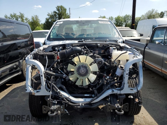 2024 Ford F-250 XL with VIN 1FTBF2BA1RED63447, listed as a Copart auction lot 57393255 with 12,343 mi miles and Salvage title. Bid and sale history available at DreamBid. Image 5.