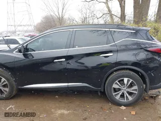 2021 Nissan Murano SV with VIN 5N1AZ2BJ5MC127256, listed as a IAAI auction lot 40914229 with 37,746 mi miles. Bid and sale history available at carsss.com. Image 14.