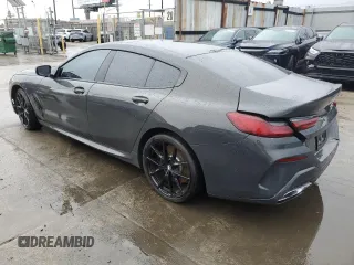 2022 BMW 8 Series 840i with VIN WBAGV2C09NCH61770, listed as a Copart auction lot 48985785 with 21,354 mi miles and Salvage Title. Bid and sale history available at DreamBid. Image 2.
