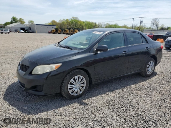 2009 Toyota Corolla with VIN JTDBL40E79J051926, listed as a Copart auction lot 54827165 with 218,273 mi miles and Clean Title. Bid and sale history available at carsss.com. Image 1.