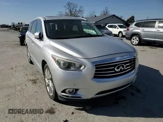 2013 Infiniti JX35 with VIN 5N1AL0MM5DC301162, listed as a Copart auction lot 49324205 with 137,407 mi miles and Salvage Title. Bid and sale history available at carsss.com. Image 12.