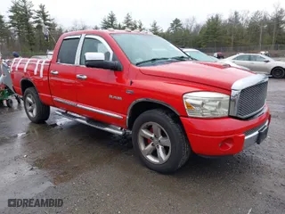 2008 Dodge Ram 1500 SLT with VIN 1D7HU18248J233216, listed as a IAAI auction lot 41913692 with 196,953 mi miles. Bid and sale history available at carsss.com. Image 1.