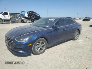 2020 Hyundai Sonata SEL z VIN 5NPEF4JA0LH000896, wystawiony jako Copart lot #49329425 z przebiegiem 58 447 mil mil oraz Czysty tytuł • Clean title. Historia ofert i sprzedaży dostępna na DreamBid. Obrazek 1.