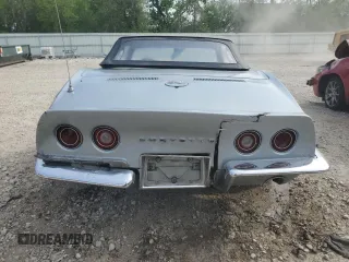 1969 Chevrolet Corvette with VIN 194679S704164, listed as a Copart auction lot 56403295 with 74,011 mi miles and Salvage title. Bid and sale history available at DreamBid. Image 6.