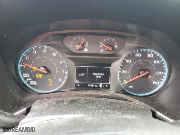 2021 Chevrolet Equinox LS with VIN 2GNAXSEV5M6135821, listed as a Copart auction lot 78795084 with 38,251 mi miles and Salvage Title. Bid and sale history available at carsss.com. Image 9.