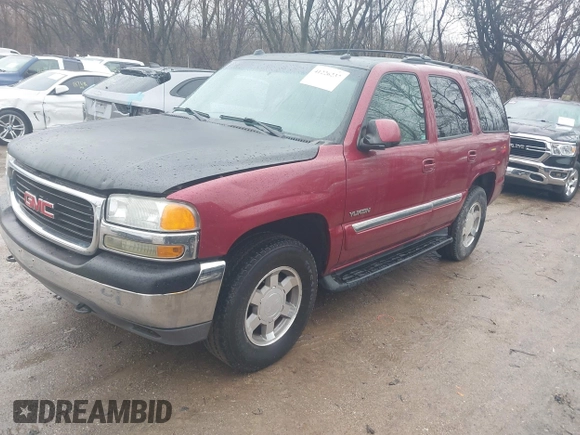 2005 GMC Yukon SLT with VIN 1GKEK13T75J168476, listed as a IAAI auction lot 41226237 with 1 mi miles. Bid and sale history available at carsss.com. Image 2.