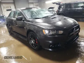 2013 Mitsubishi Lancer Evolution MR with VIN JA32W5FV5DU016540, listed as a Copart auction lot 47615845 with 79,599 mi miles and Salvage Title. Bid and sale history available at carsss.com. Image 4.