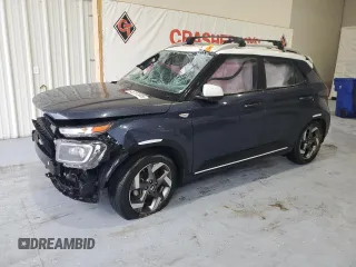 2021 Hyundai Venue Denim with VIN KMHRC8A31MU099072, listed as a Copart auction lot 45231985 with 52,325 mi miles and Salvage title. Bid and sale history available at DreamBid. Image 1.