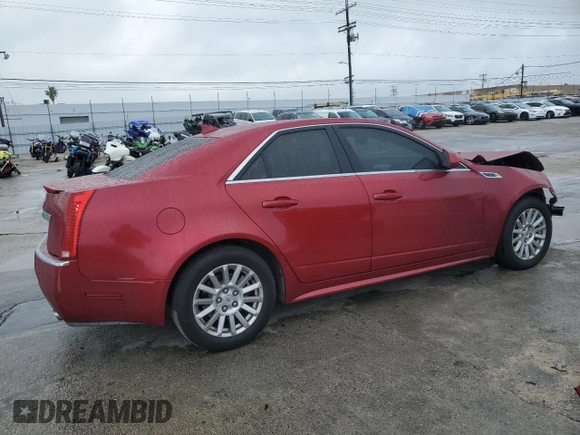 2010 Cadillac CTS with VIN 1G6DA5EG1A0123988, listed as a Copart auction lot 47899165 with 117,374 mi miles and Salvage Title. Bid and sale history available at DreamBid. Image 3.