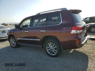 2013 Lexus LX 570 with VIN JTJHY7AX0D4124846, listed as a Copart auction lot 52639575 with 50,687 mi miles and Salvage Title. Bid and sale history available at DreamBid. Image 2.