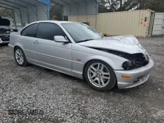 2001 BMW 3 Series 330Ci with VIN WBABN53451JU23705, listed as a Copart auction lot 79500184 with 173,057 mi miles and Salvage Title. Bid and sale history available at carsss.com. Image 4.