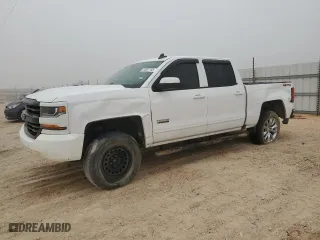 2018 Chevrolet Silverado 1500 LT with VIN 3GCUKRER1JG428079, listed as a Copart auction lot 44057155 with 91,769 mi miles and Salvage Title. Bid and sale history available at carsss.com. Image 1.