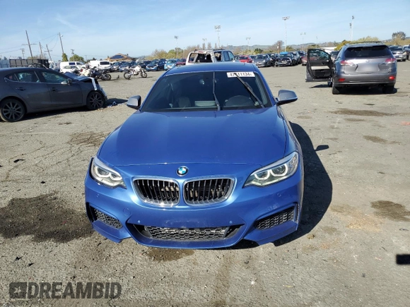 2016 BMW 2 Series M235i with VIN WBA1J7C57GV360264, listed as a Copart auction lot 47411134 with 58,176 mi miles. Bid and sale history available at carsss.com. Image 5.