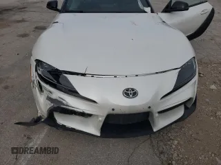 2022 Toyota GR Supra 3.0 with VIN WZ1DB4C03LW029008, listed as a Copart auction lot 70222474 with 0 mi miles and Salvage Title. Bid and sale history available at carsss.com. Image 11.