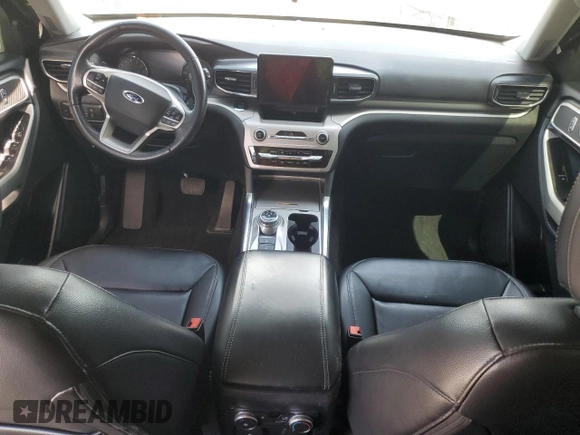 2021 Ford Explorer XLT with VIN 1FMSK7DH0MGA37215, listed as a Copart auction lot 48119975 with 80,424 mi miles and Salvage Title. Bid and sale history available at DreamBid. Image 8.