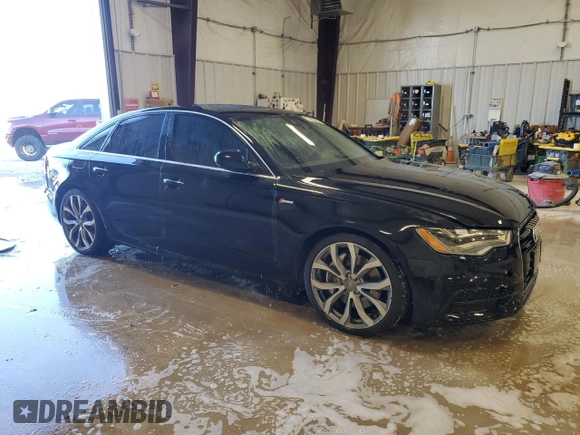 2015 Audi A6 3.0T Prestige with VIN WAUHGAFC4FN016846, listed as a Copart auction lot 46634795 with 121,347 mi miles and Clean Title. Bid and sale history available at carsss.com. Image 4.