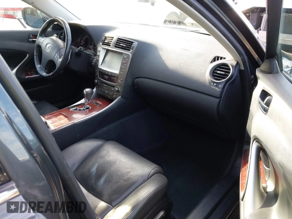 2008 Lexus IS 250 with VIN JTHBK262482061812, listed as a IAAI auction lot 41857127 with 129,361 mi miles and . Bid and sale history available at DreamBid. Image 5.