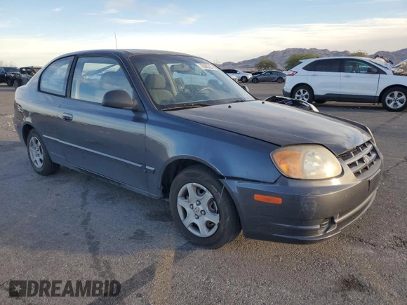 2005 Hyundai Accent GLS with VIN KMHCG35C65U359247, listed as a Copart auction lot 79305324 with 120,985 mi miles and Salvage Title. Bid and sale history available at carsss.com. Image 4.