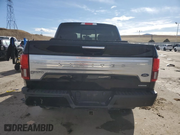 2018 Ford F-150 XL with VIN 1FTEW1EG3JFC45745, listed as a Copart auction lot 49292185 with 92,542 mi miles and Salvage Title. Bid and sale history available at carsss.com. Image 6.