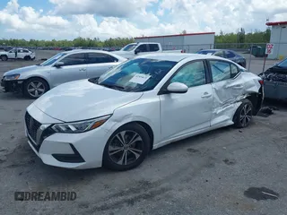 2020 Nissan Sentra SV z VIN 3N1AB8CV6LY292612, wystawiony jako IAAI lot #41924671 z przebiegiem 104 253 mil mil oraz . Historia ofert i sprzedaży dostępna na DreamBid. Obrazek 2.