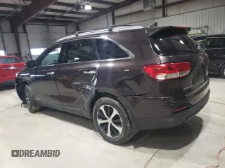 2018 Kia Sorento EX with VIN 5XYPHDA54JG355855, listed as a Copart auction lot 45316725 with 81,090 mi miles and Salvage Title. Bid and sale history available at carsss.com. Image 2.