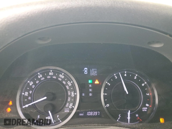 2013 Lexus IS 250 C with VIN JTHFF2C20D2528955, listed as a Copart auction lot 55382295 with 108,397 mi miles and Salvage title. Bid and sale history available at DreamBid. Image 9.