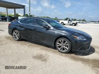 2020 Lexus ES 350 F Sport with VIN 58AGZ1B15LU079327, listed as a Copart auction lot 51901945 with 85,505 mi miles and Non repairable. Bid and sale history available at DreamBid. Image 4.