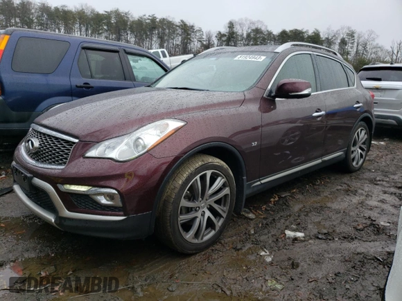 2016 Infiniti QX50 with VIN JN1BJ0RR8GM262930, listed as a Copart auction lot 81924943 with 163,589 mi miles. Bid and sale history available at carsss.com. Image 1.