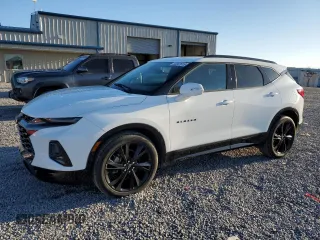 2019 Chevrolet Blazer RS with VIN 3GNKBJRS8KS678589, listed as a Copart auction lot 50307615 with 57,979 mi miles and Salvage Title. Bid and sale history available at DreamBid. Image 1.