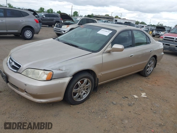 2000 Acura TL with VIN 19UUA5669YA038356, listed as a IAAI auction lot 42118632 with 85,577 mi miles. Bid and sale history available at carsss.com. Image 2.