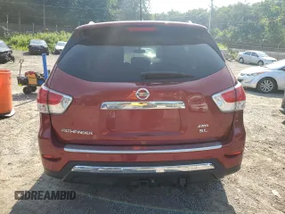 2016 Nissan Pathfinder Platinum with VIN 5N1AR2MM6GC618334, listed as a Copart auction lot 65502695 with 121,560 mi miles and Salvage title. Bid and sale history available at DreamBid. Image 6.